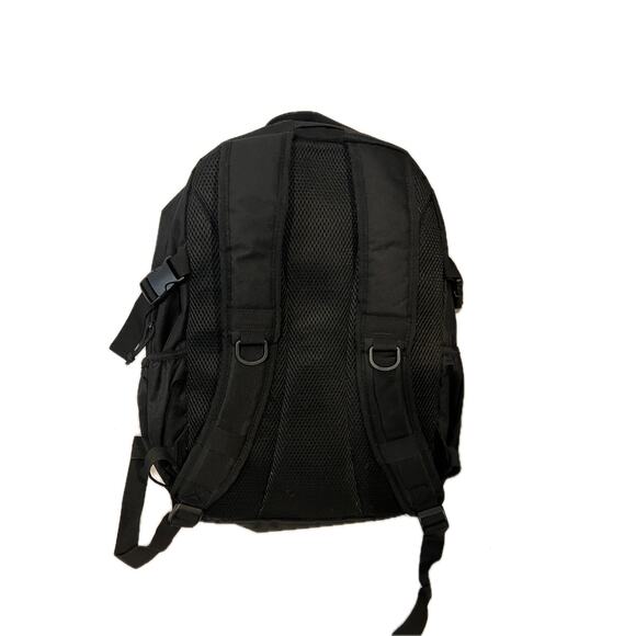 Generic Black Canvas Tactical Backpack - Picture 2 of 4